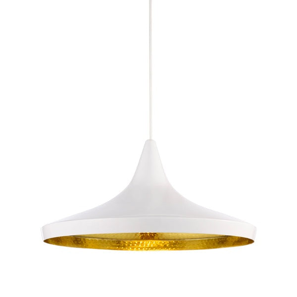 Beat Wide Pendant Light - White