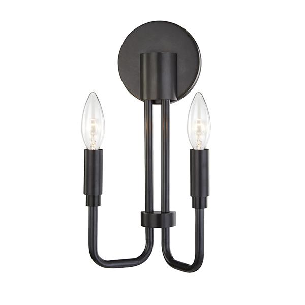 Brigitte Steel 2 Light Wall Sconce | Outlet