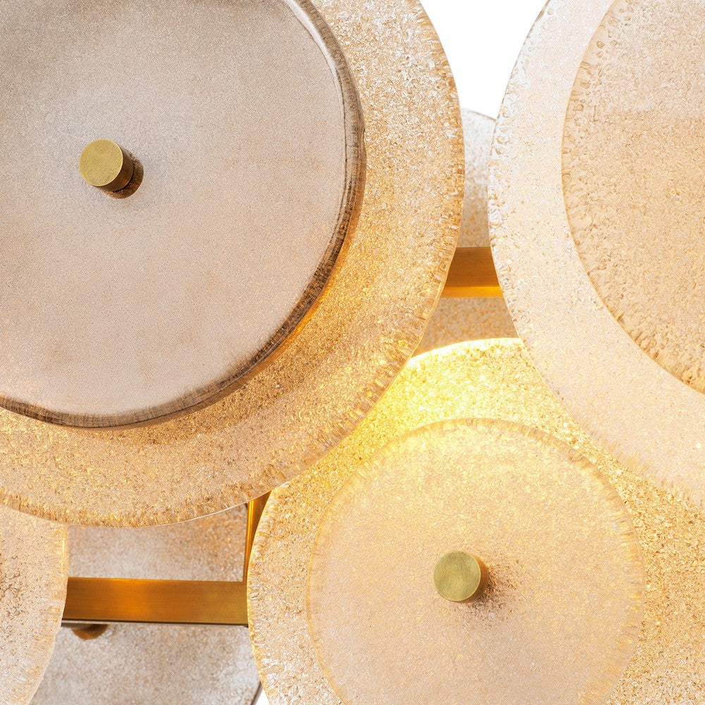 Hyde Chandelier - Vintage Brass & Glass