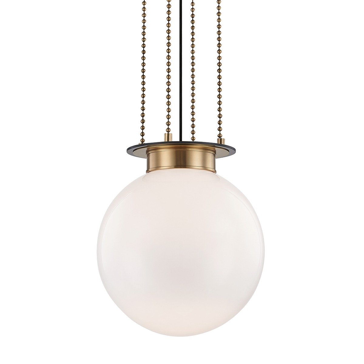 Gunther 1 Light Large Pendant Light - Aged Old Bronze
