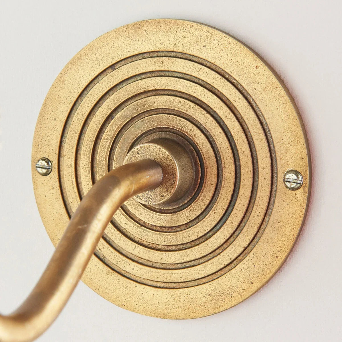 Ripple Curve Wall Light - Antique Brass
