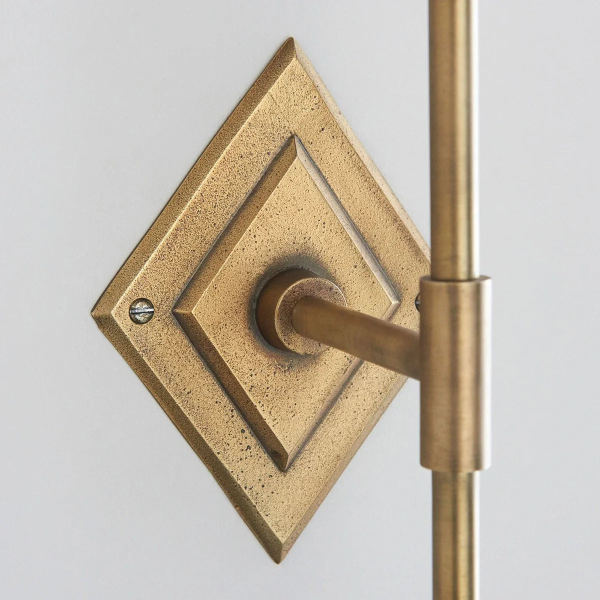 Diamond Tall Wall Light - Antique Brass