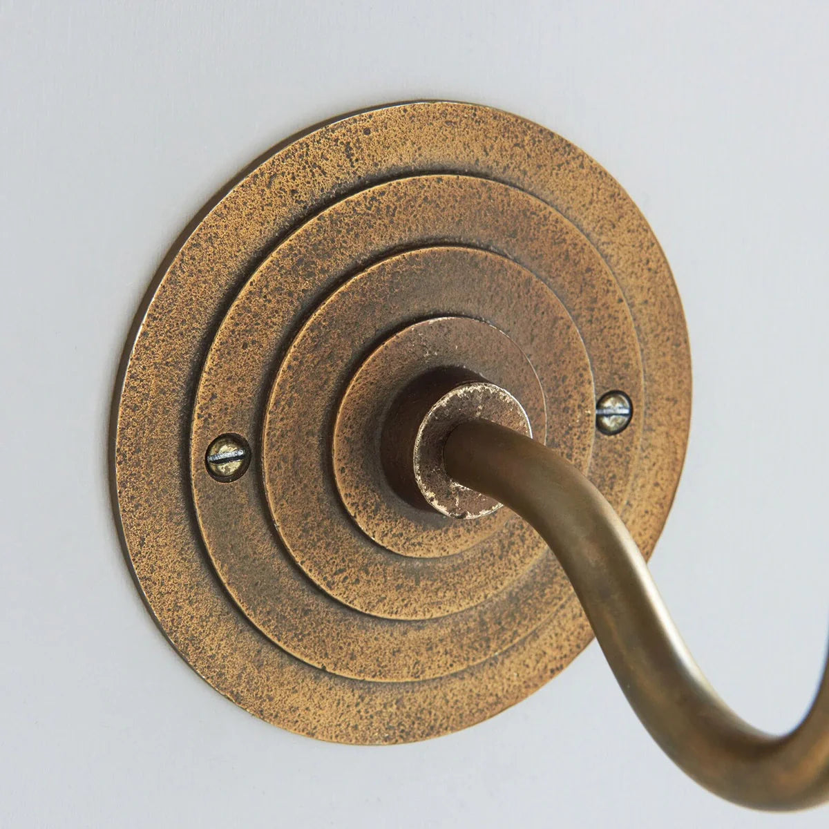 Halo Swan Wall Light - Antique Brass