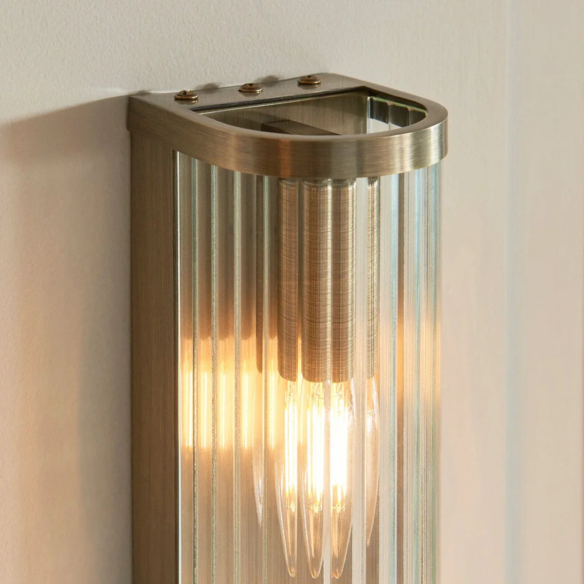 Ridgeton 2 Wall Light - Antique Brass