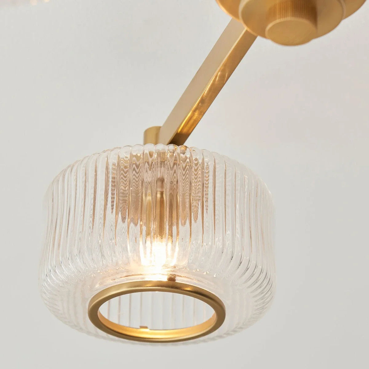 Stamford Ceiling Light - Brushed Aged Brass