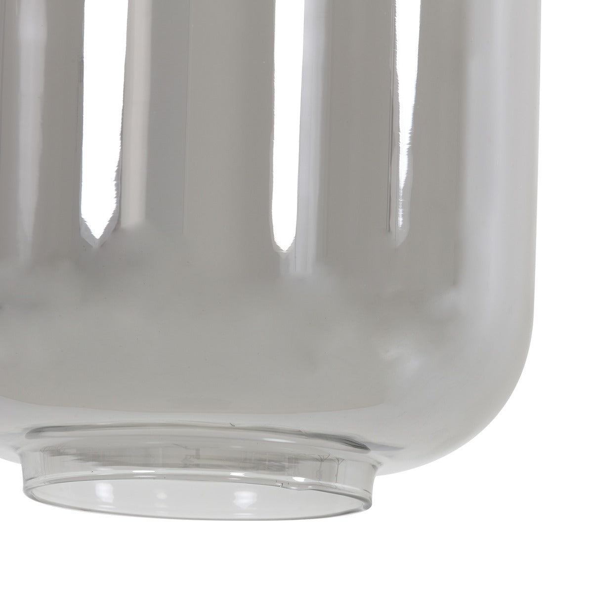 Lekar 5 Light Pendant Light - Antique Bronze & Smoked Glass