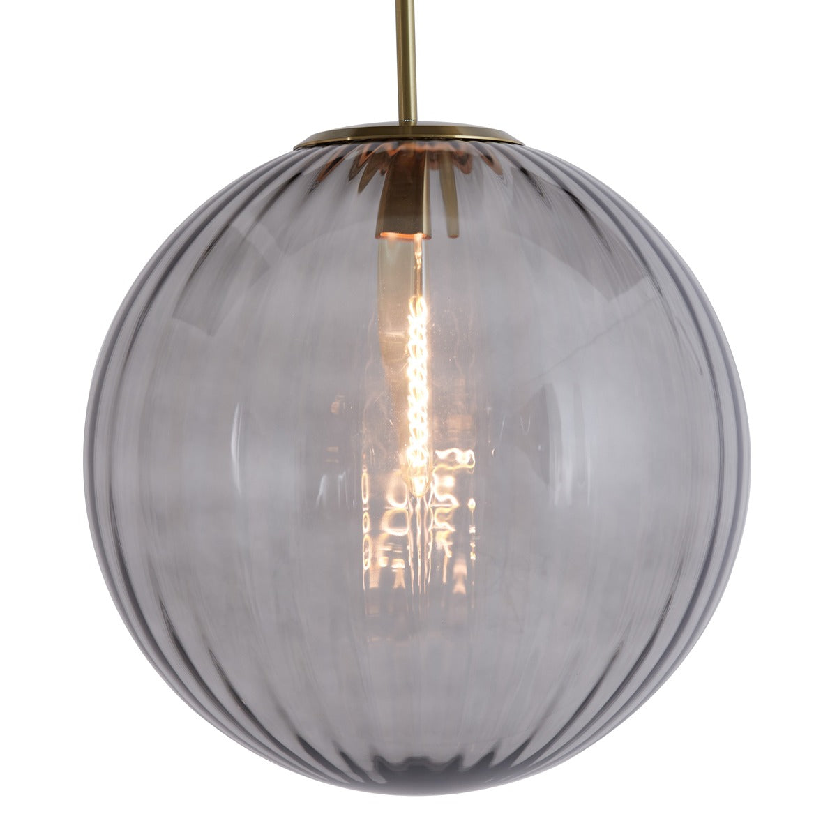 Magdala Pendant Light - Gold & Light Grey