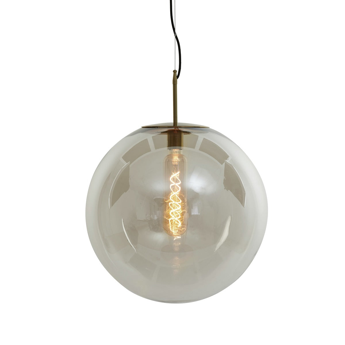 Medina Pendant Light - Antique Bronze & Clear