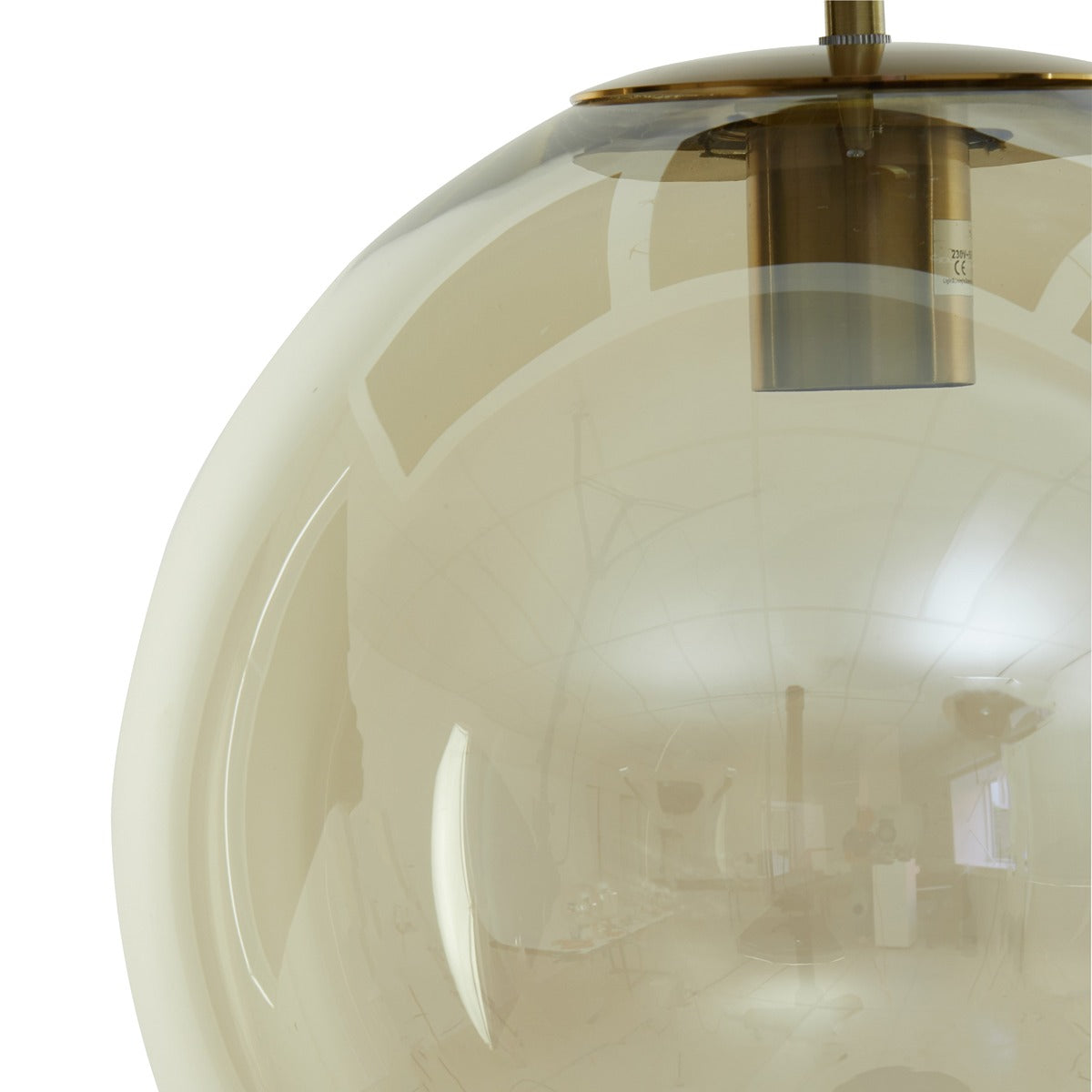 Medina Pendant Light - Antique Bronze & Amber