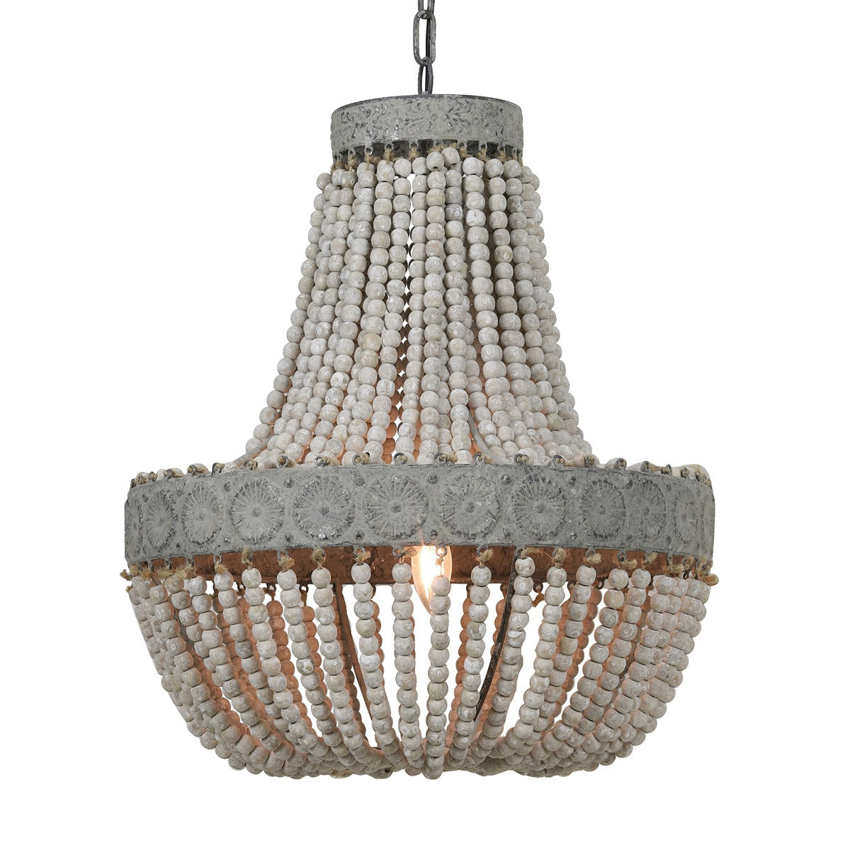 Luna Pendant Light - Old White