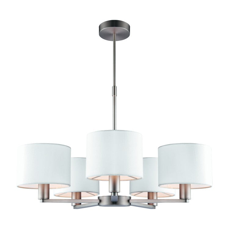 Dani Small 5 Light Pendant Light - Matt Nickel