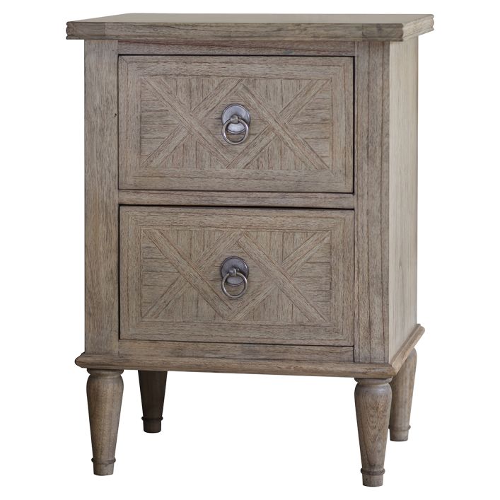 Mustique 2 Drawer Bedside Table