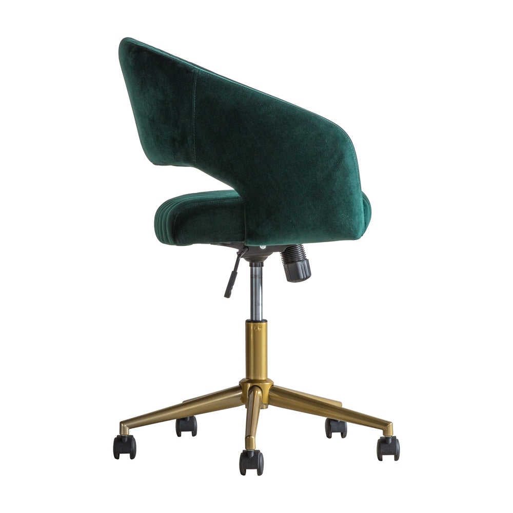 Murray Velvet Chair - Green