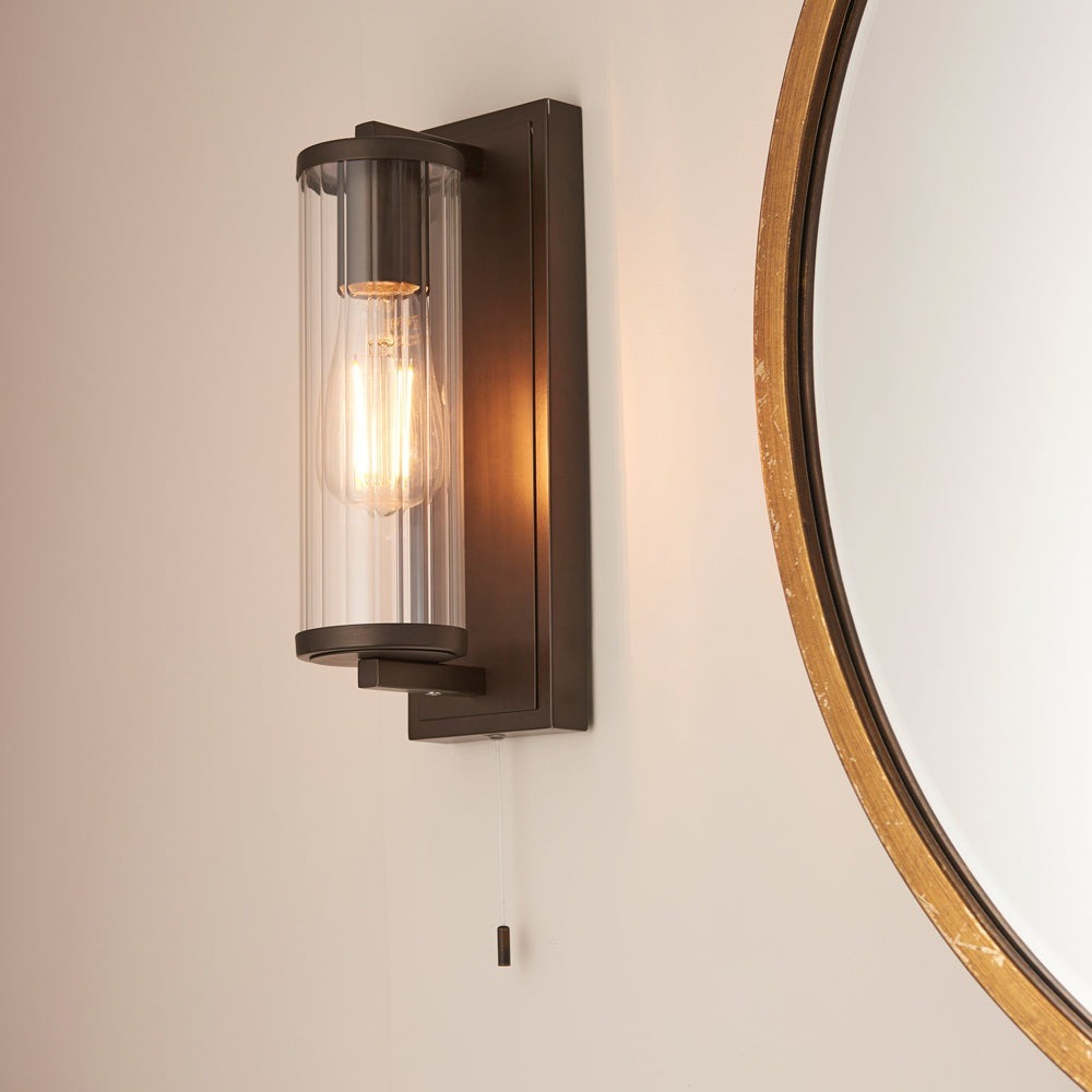 Christel Bathroom Wall Light - Bronze