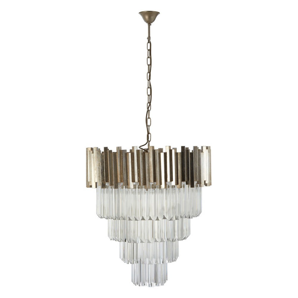 Penny Large Chandelier - Silver