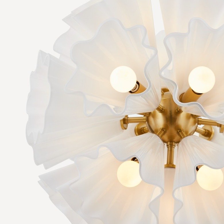 Capri 22 Light Chandelier - Aged Brass