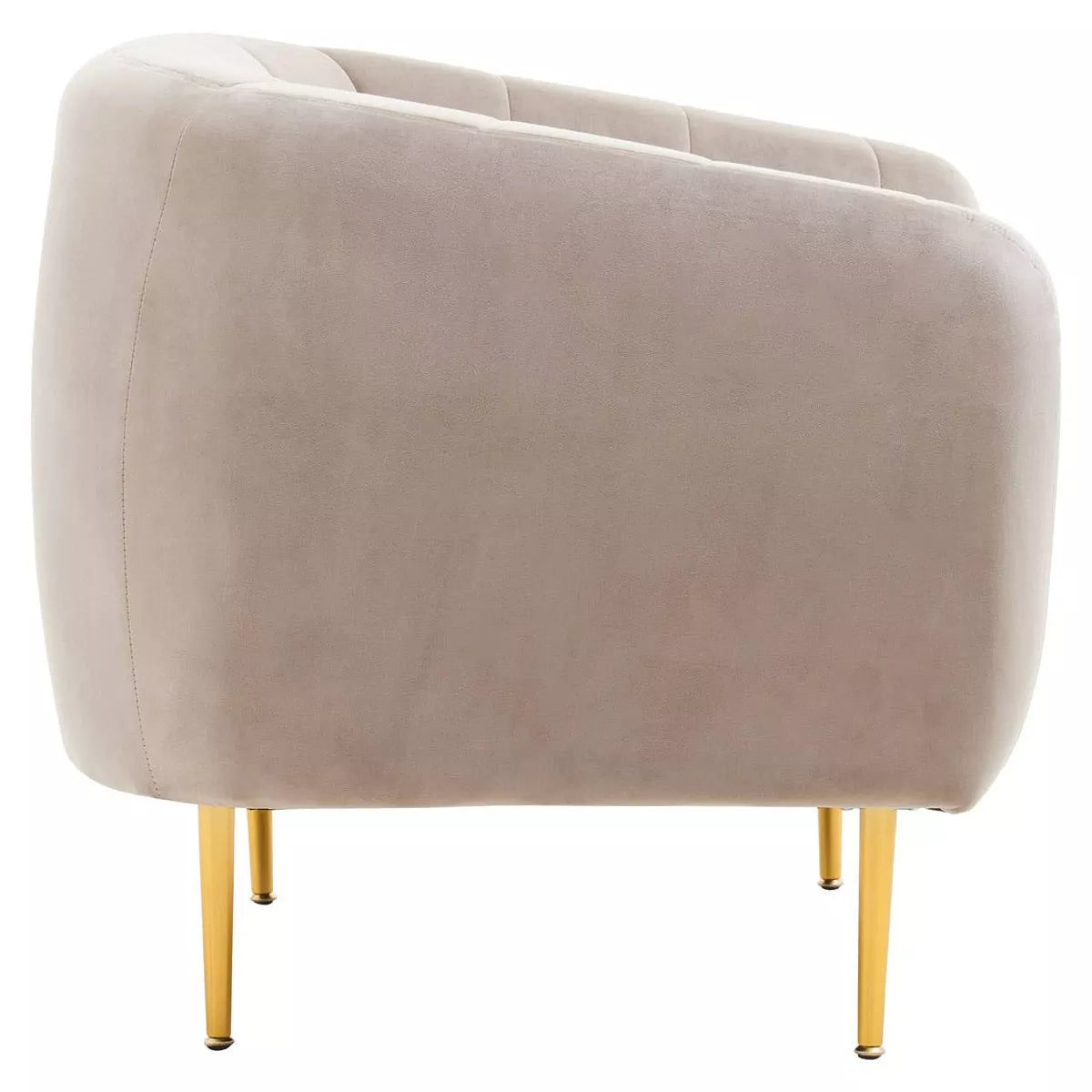 Yasmeen Velvet Armchair - Mink