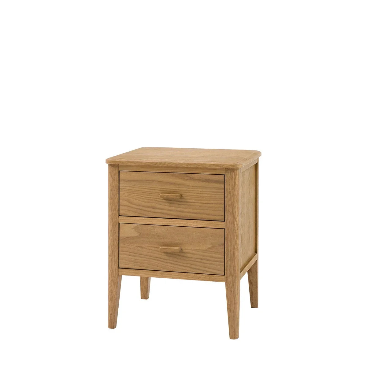 Camden 2 Drawer Bedside Table - Natural