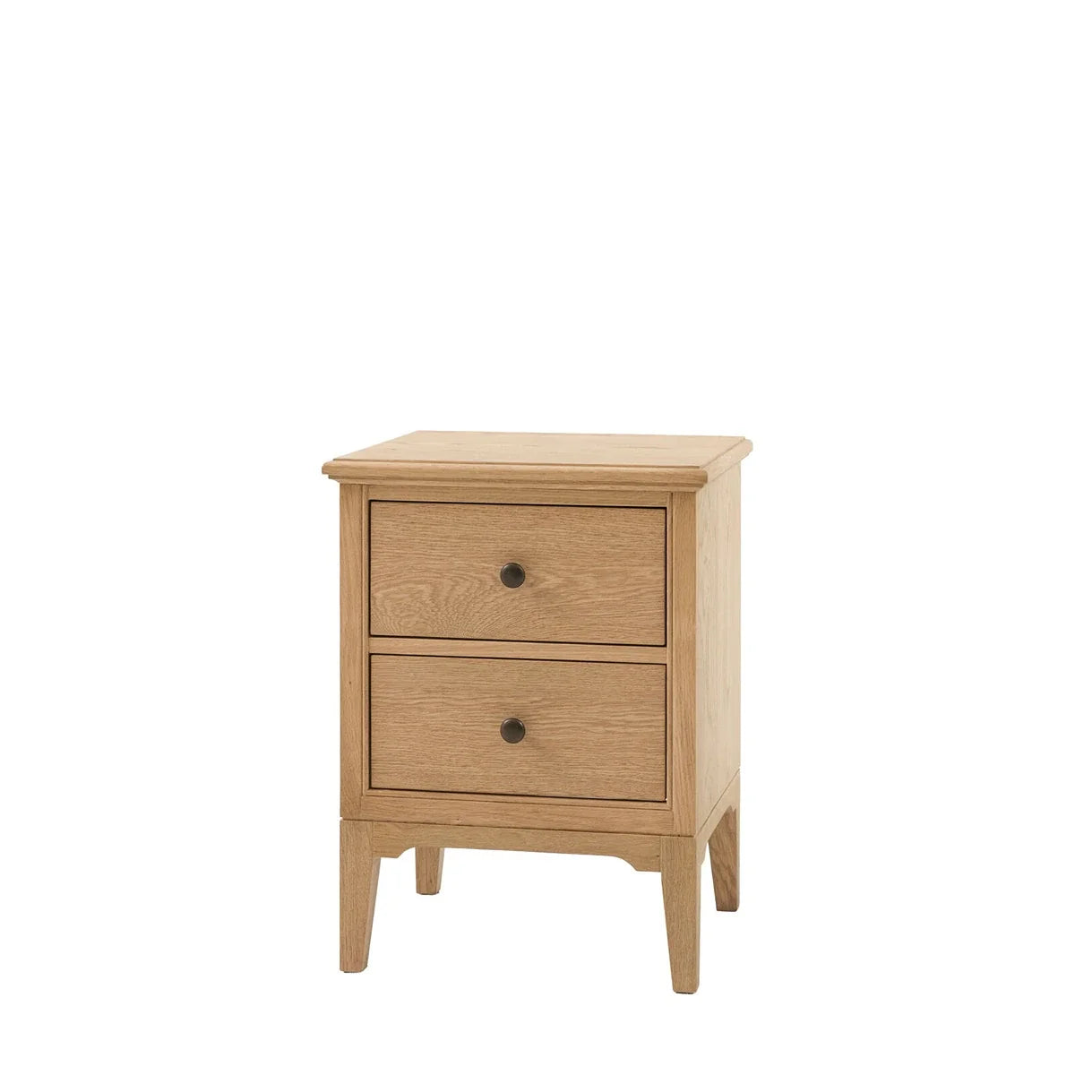 Malvern 2 Drawer Bedside Table - Natural