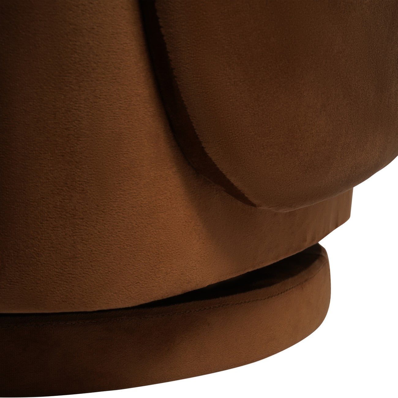 Bingham Upholstered Swivel Chair - Soft Caramel