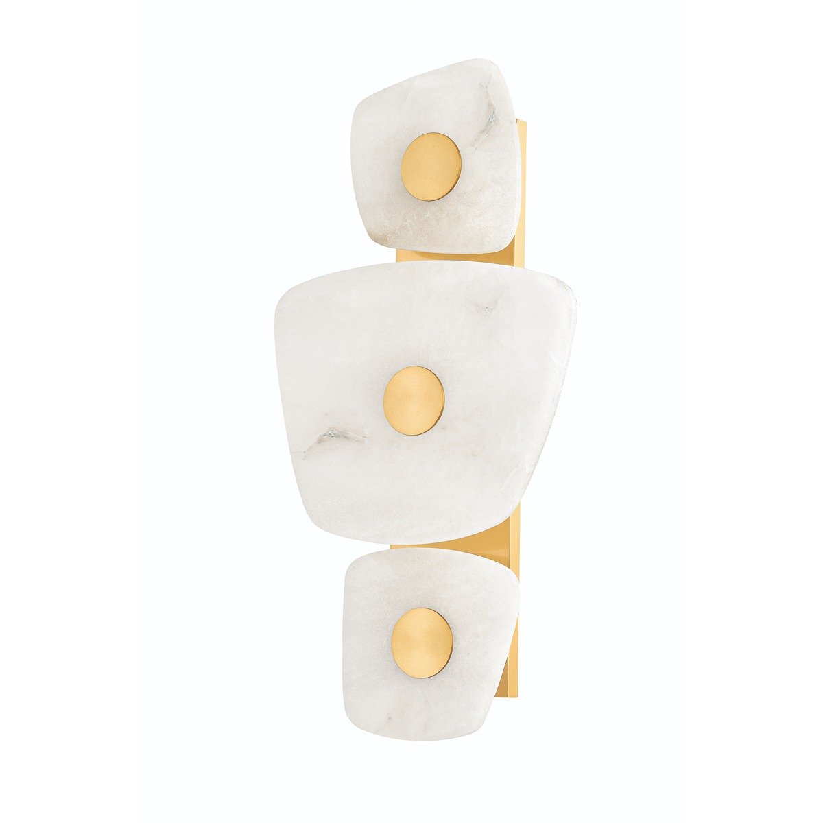 Holmdel 3 Light Wall Sconce - Aged Brass