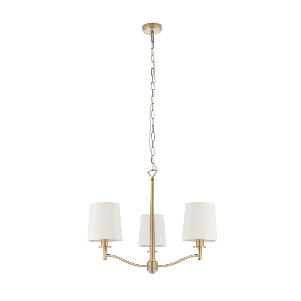 Ortona 3 Pendant Light - Antique Brass
