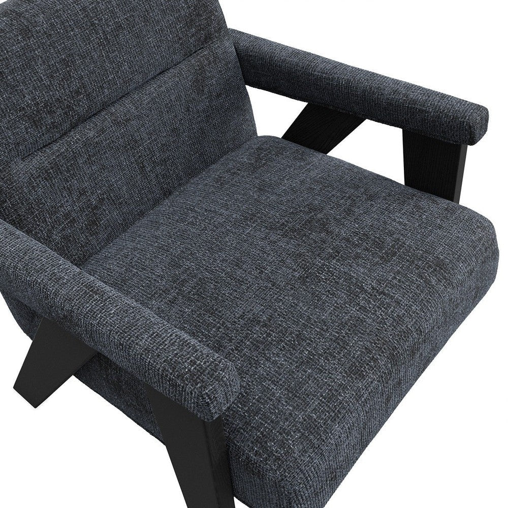 Axel Accent Chair - Coal & Black