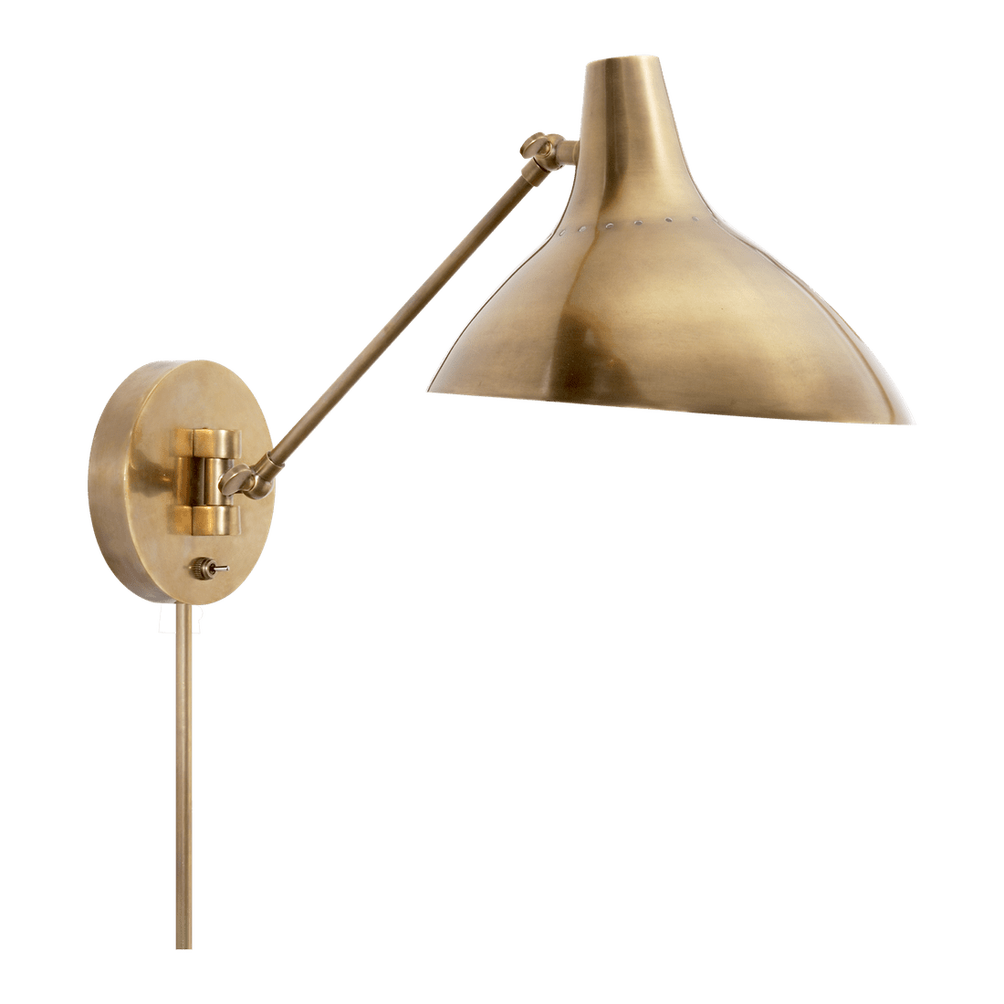 Charlton Wall Light - Antique Brass