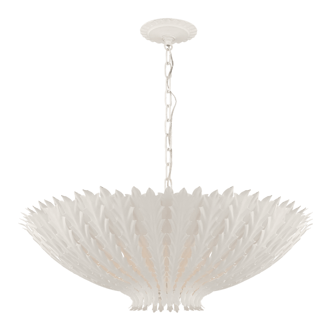 Hampton Medium Chandelier - Plaster White