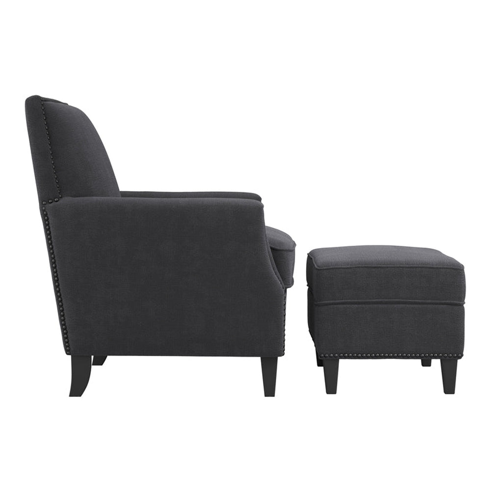 Barnet Armchair - Anthracite Grey