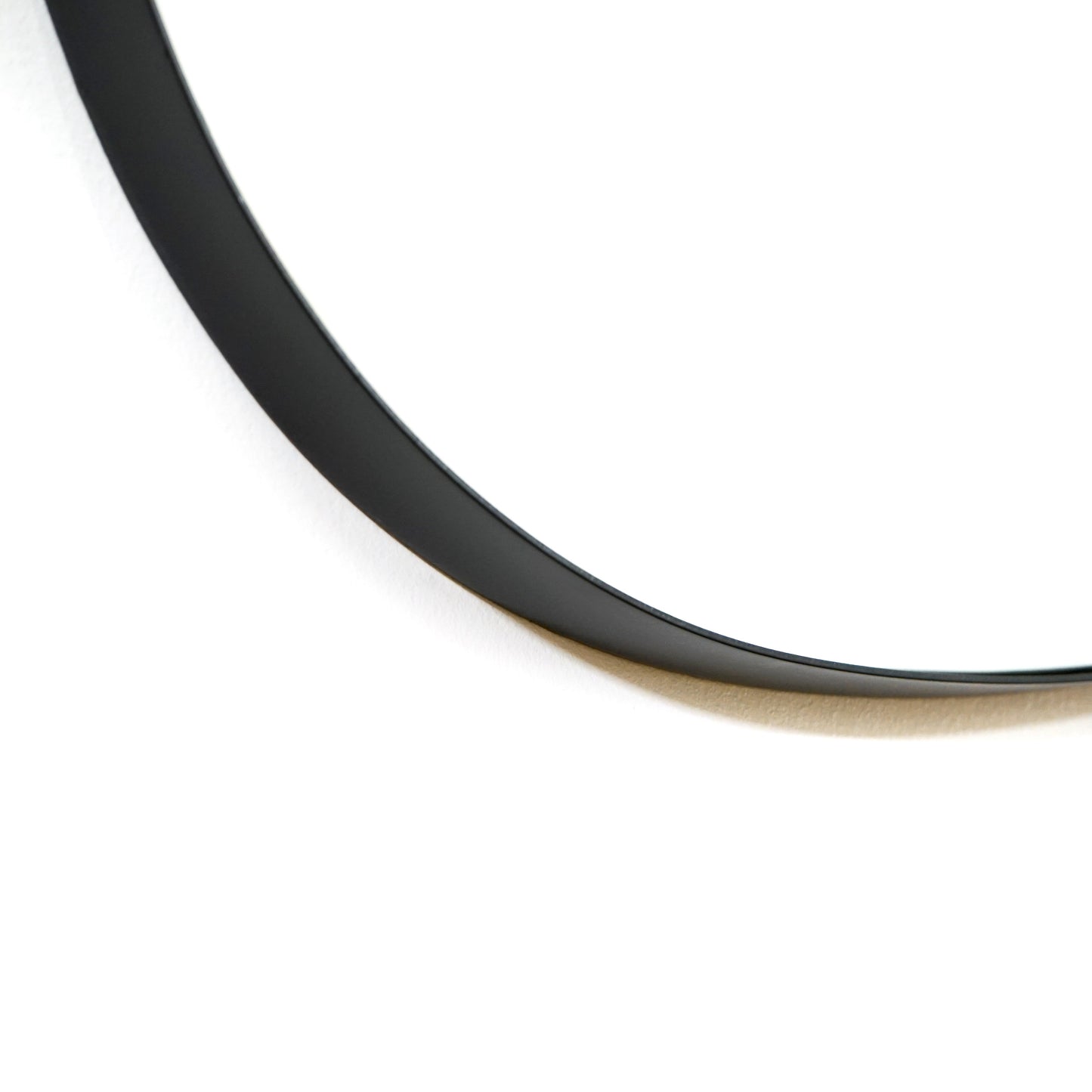 Ava - Black Stone Shaped Irregular Mirror 75cm x 45cm