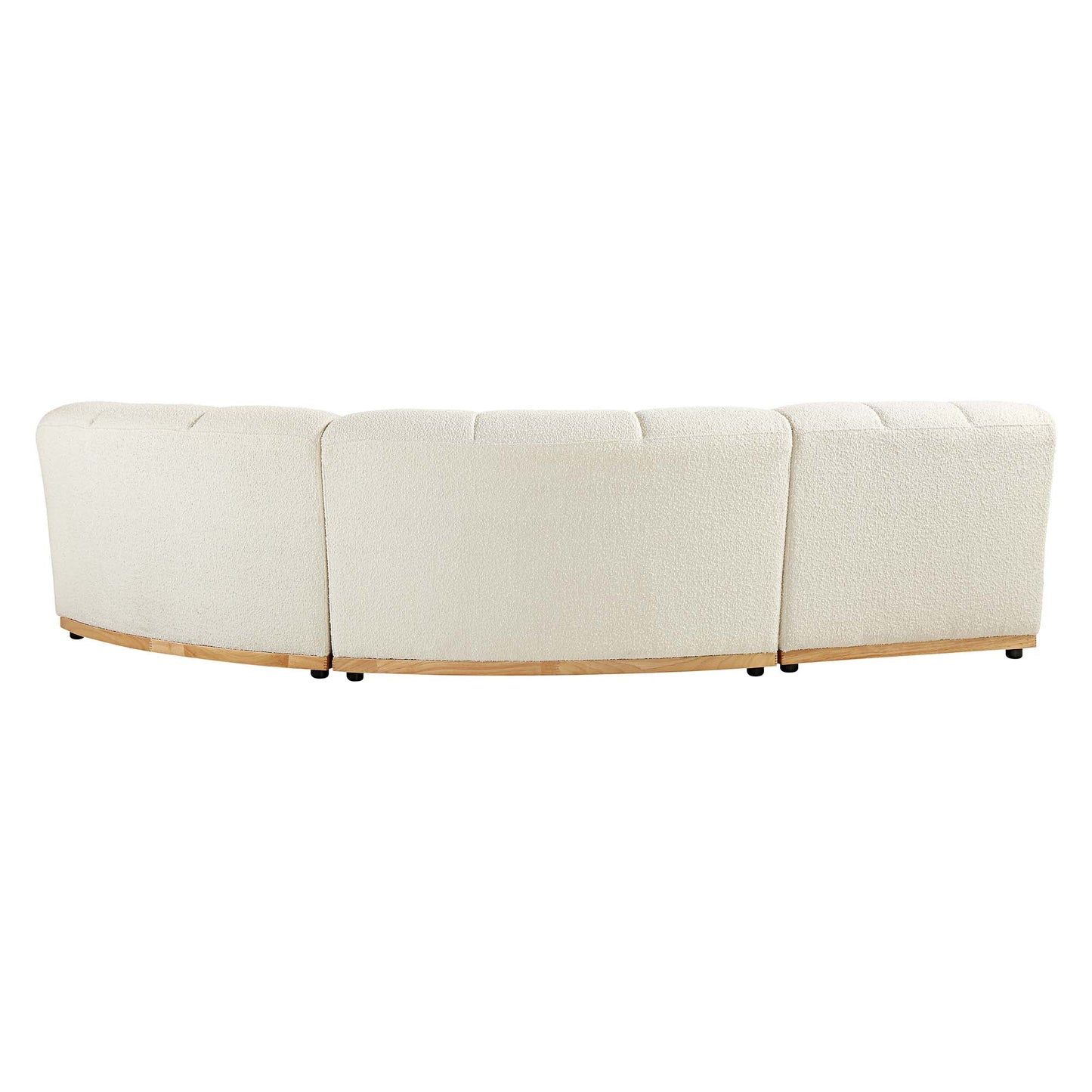 Granvia Ecru Boucle Modular Sofa, 3-Seater L-Shaped Sofa