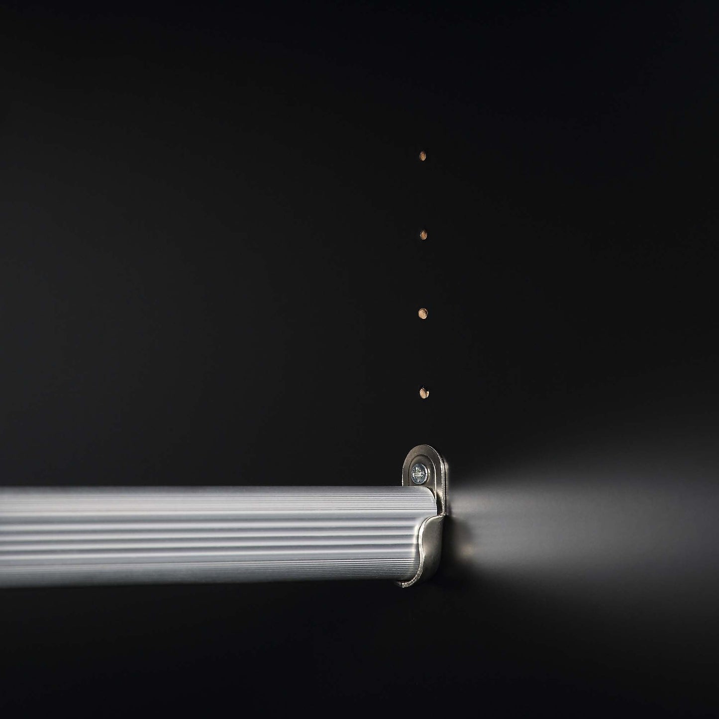 Richmond Ridged Double Wardrobe with Drawer, Matte Black