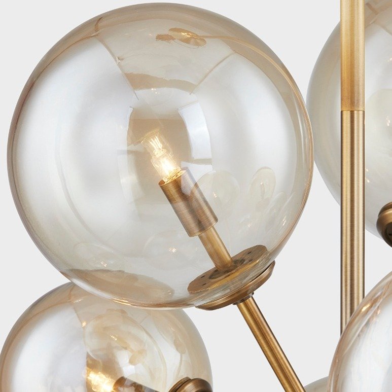 Santee 13 Light Chandelier - Patina Brass