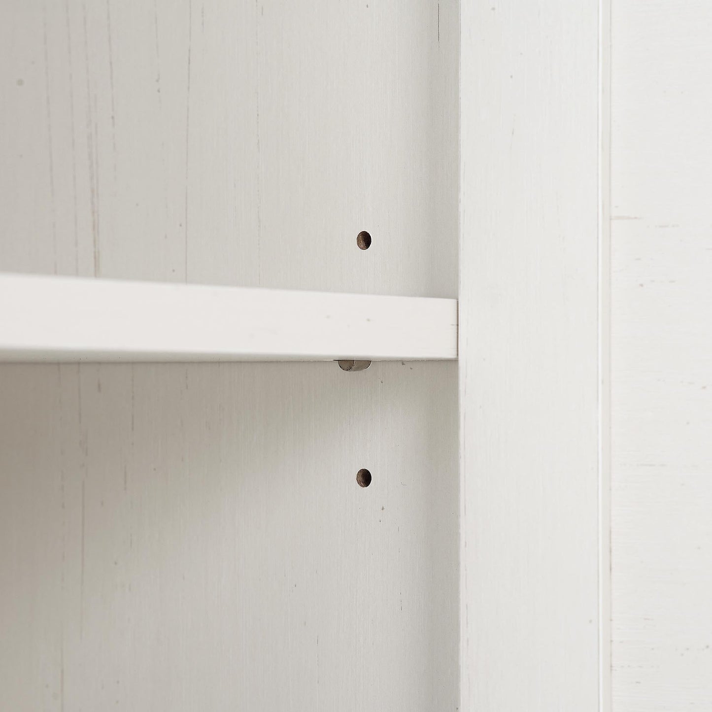 Frances Woven Rattan 1-Door Bathroom Cabinet, White