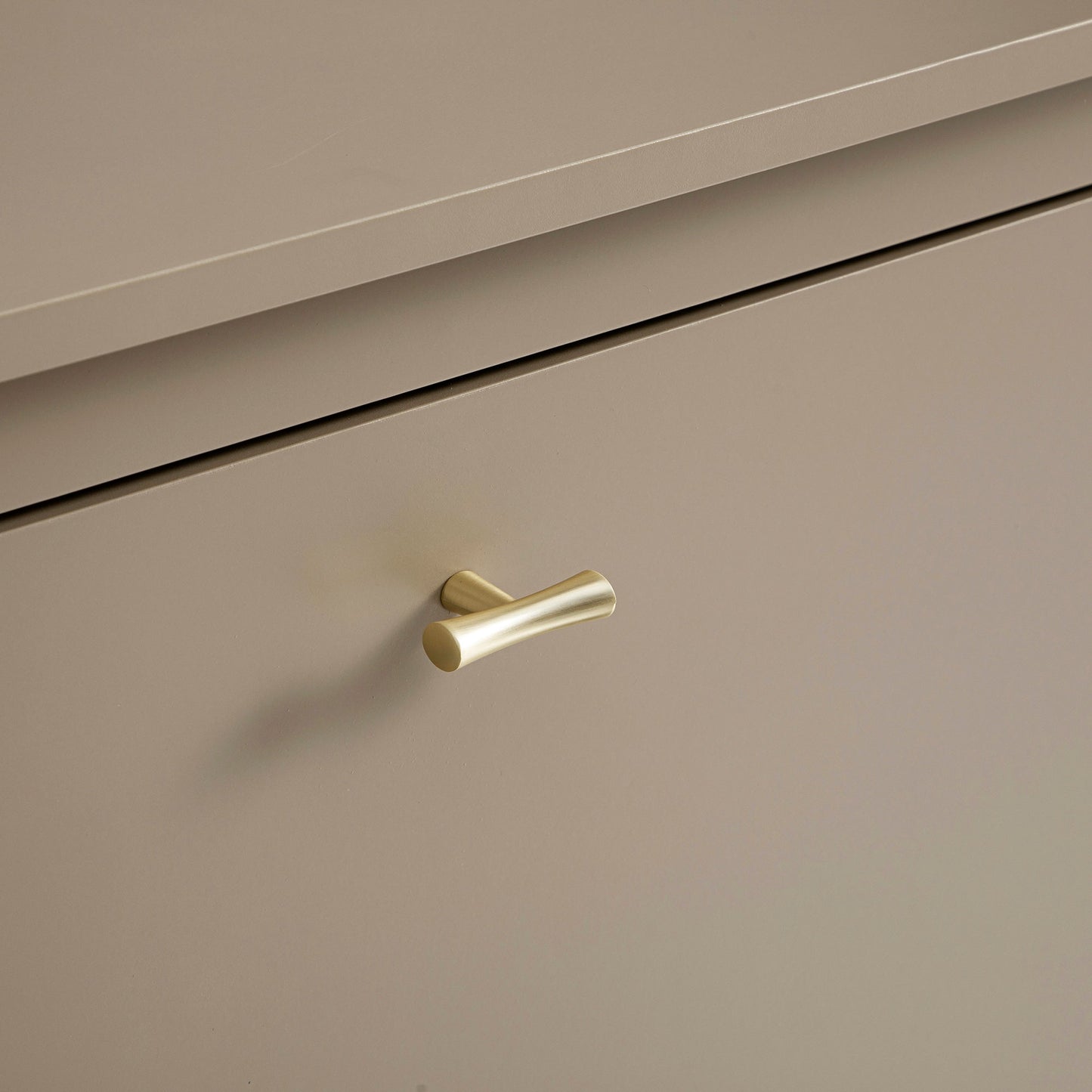 Oakham 2-Tier Shoe Cabinet, Deep Greige