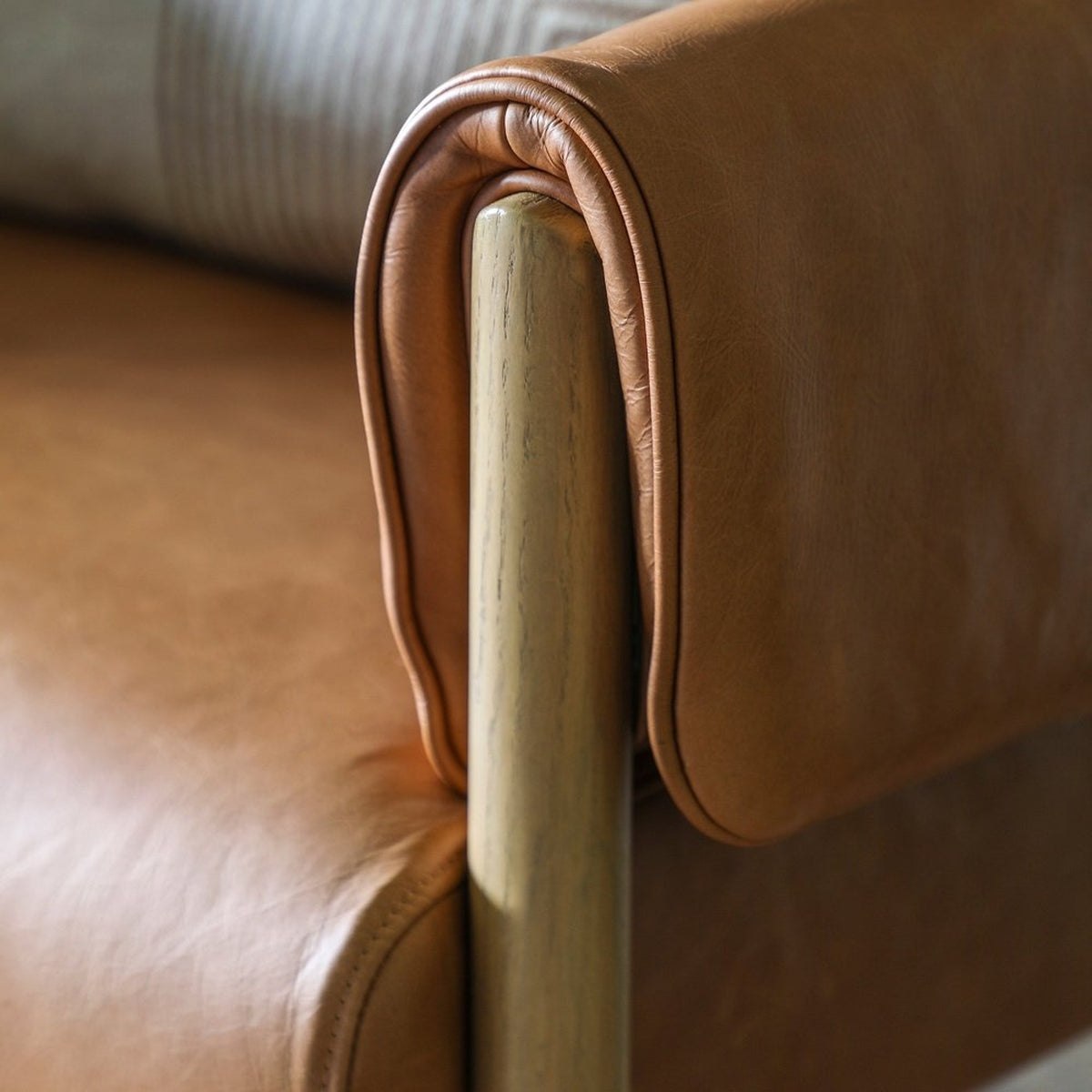Melrose Armchair - Brown Leather