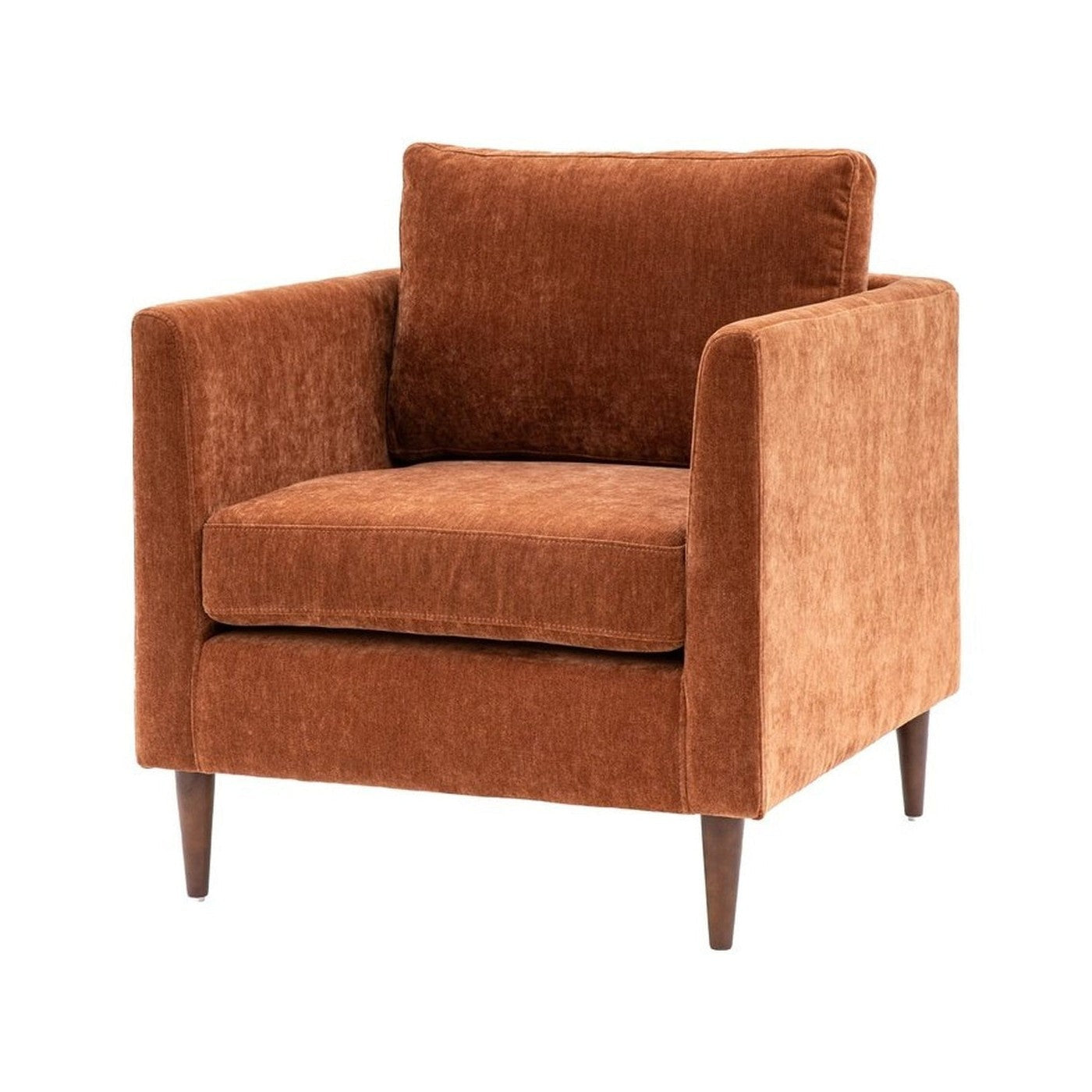 Chesterfield Armchair - Rust