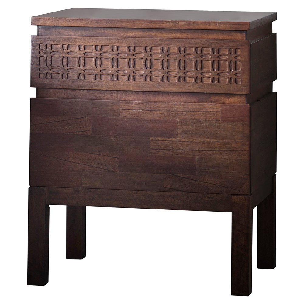Boho Retreat Bedside Drawers - Brown