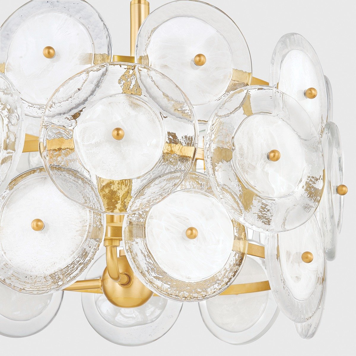 Zoella 3 Light Pendant Light - Aged Brass