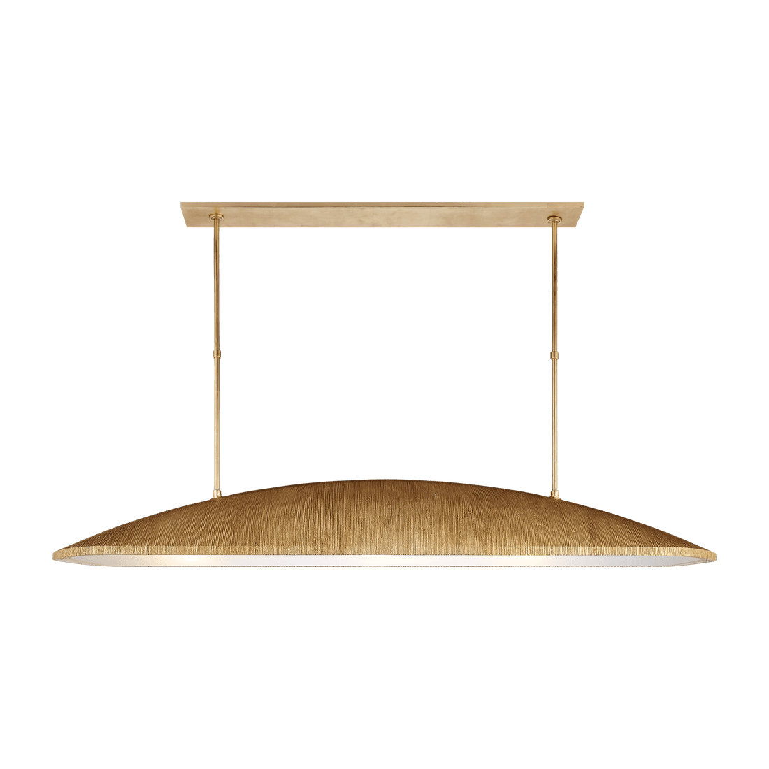 Utopia Large Linear Pendant - Gild with Frosted Acrylic