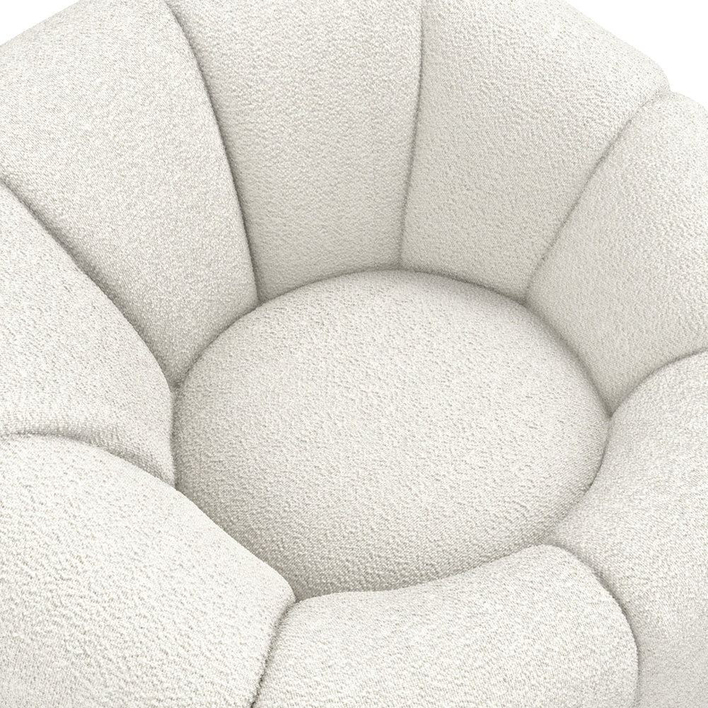 Sia Swivel Accent Chair - Ivory