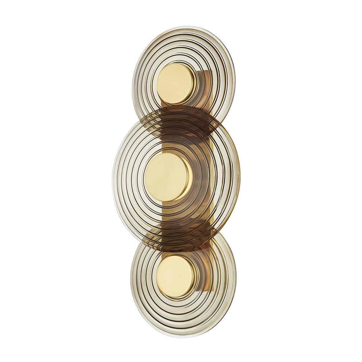 Griston 3 Light Wall Sconce - Aged Brass