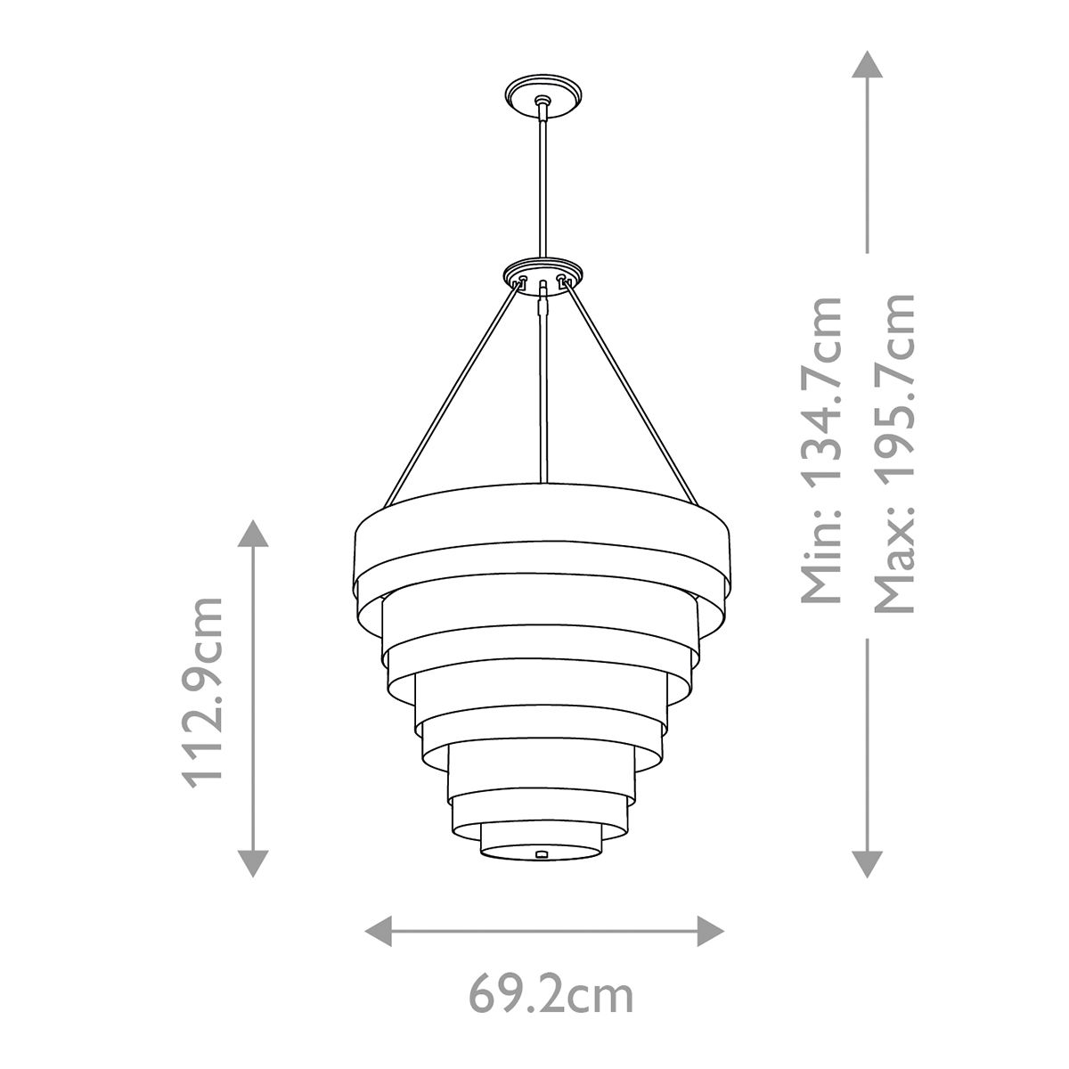 Echelon 8 Light Pendant Light
