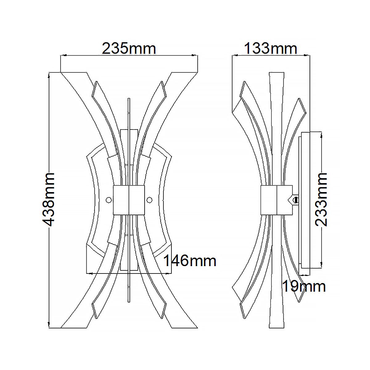Vida 2 Light Wall Light
