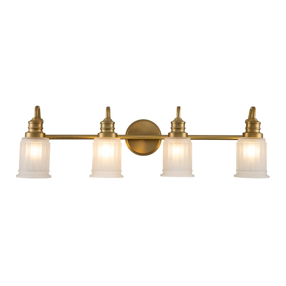 Quoizel Swell 4 Light Wall Light - Brass