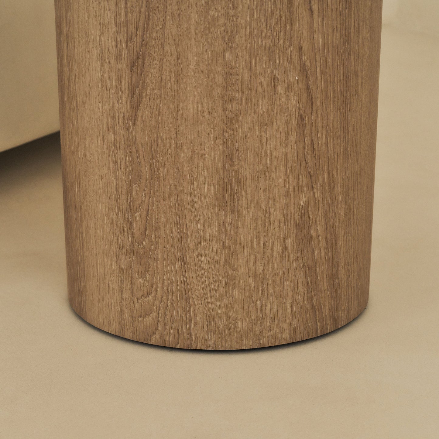 Madison - Washed Wood Round Wooden Side Table