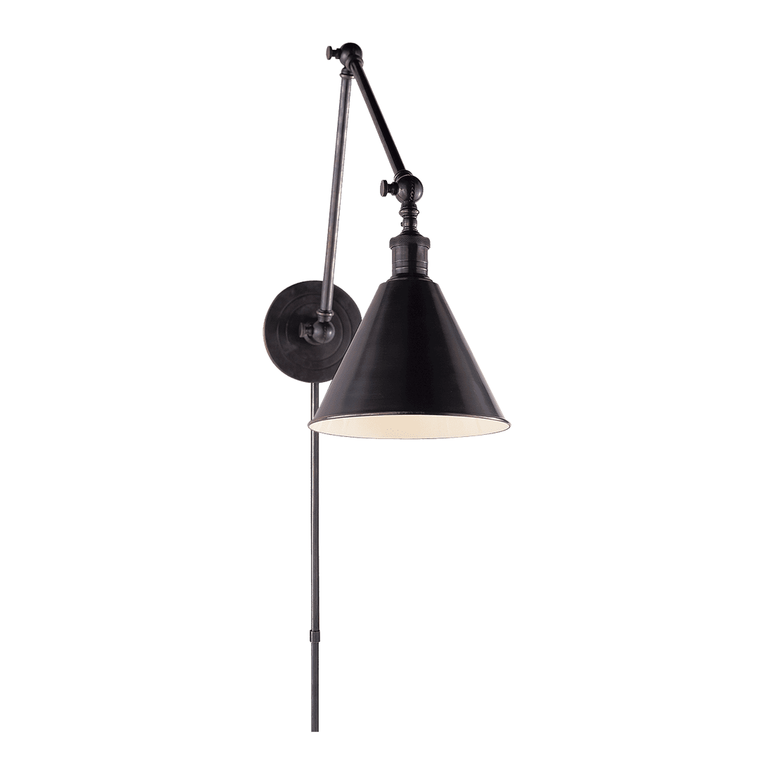 Boston Functional Double Arm Library Light - Bronze