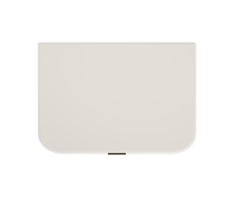 True Love 2 Drawer Small Bedside Table - Matte Pearl