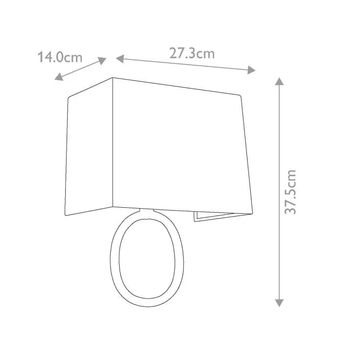 Indo Wall Light - Aged Iron